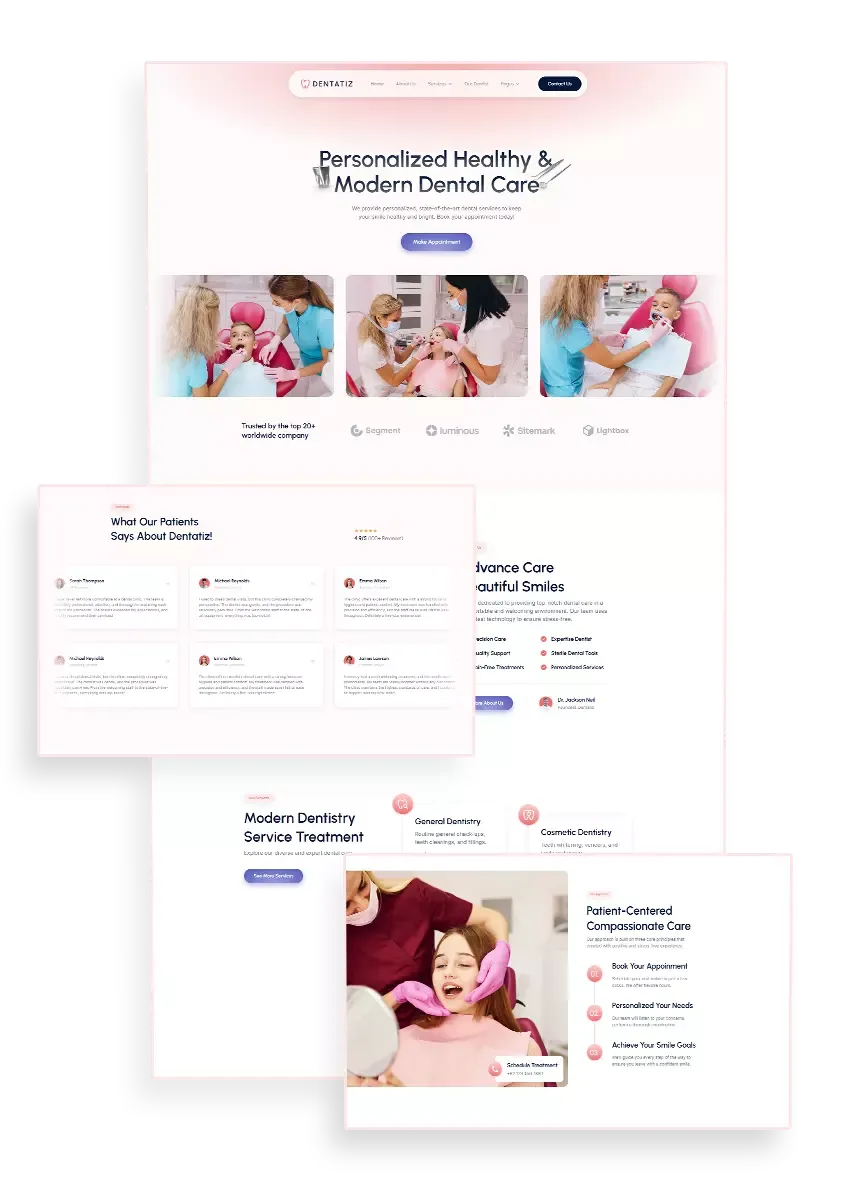 Dental Web Design Across Our 4 Markets